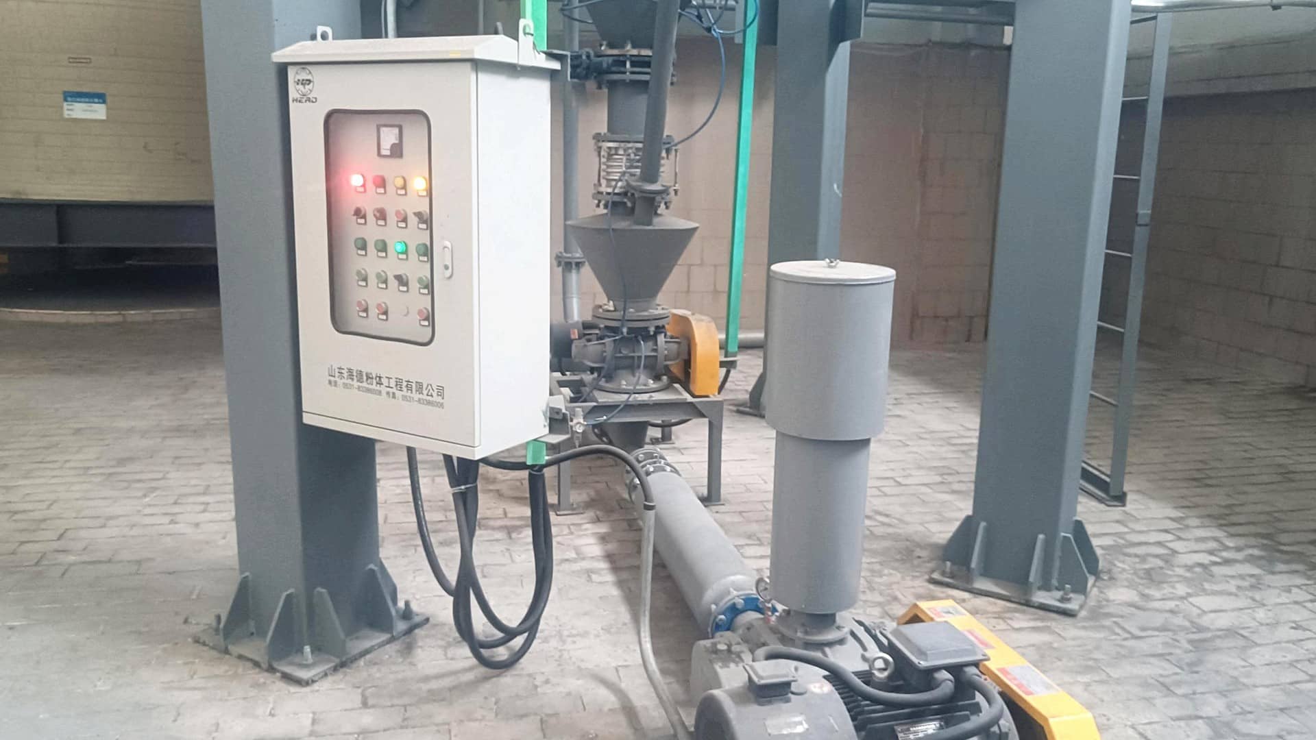 鋼廠燒結(jié)灰粉體輸送應(yīng)用