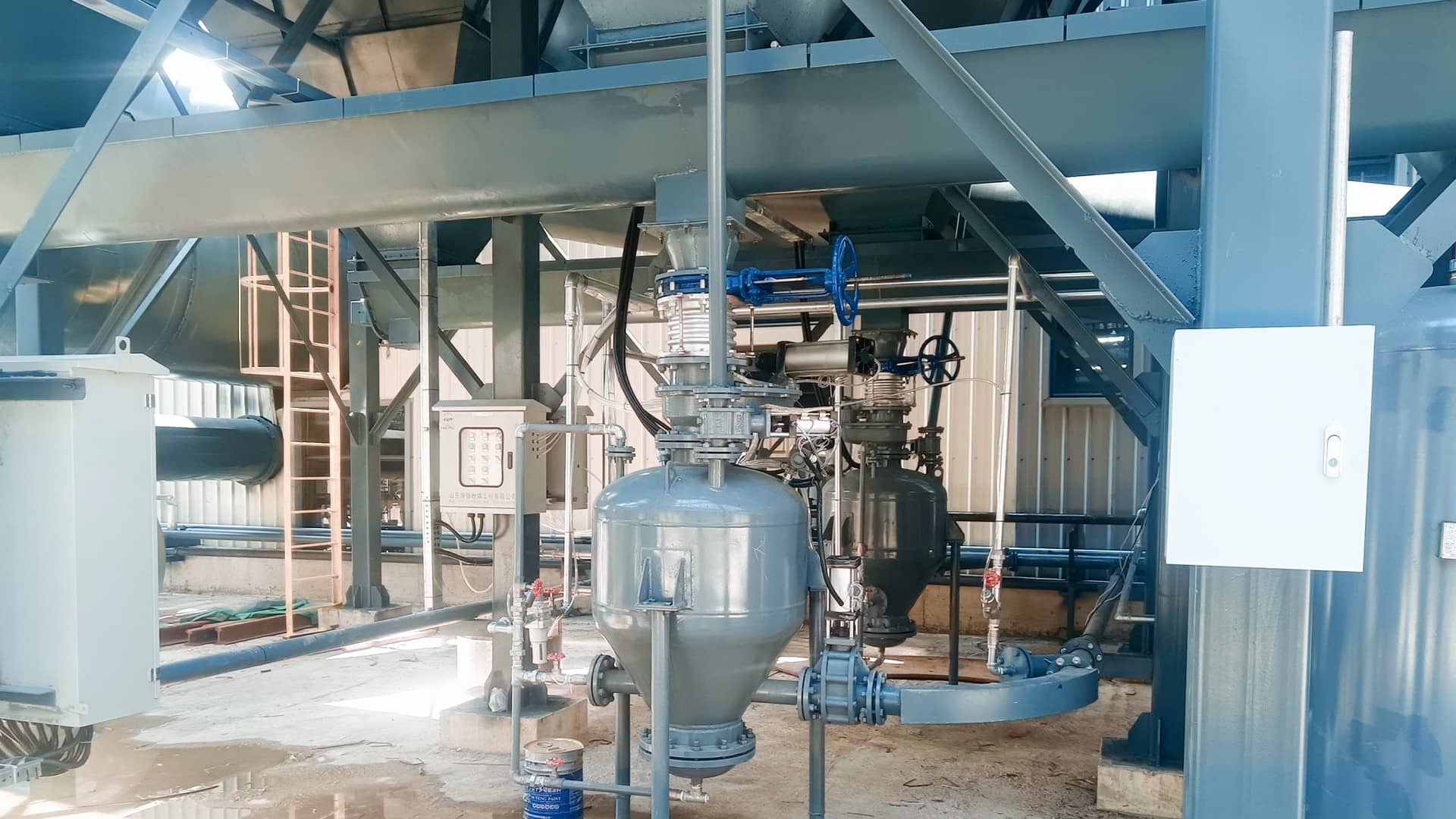 有機鹽氣力輸送