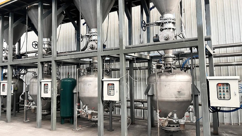 硫酸鋇氣力輸送技術(shù)參數(shù)及輸送系統(tǒng)工藝